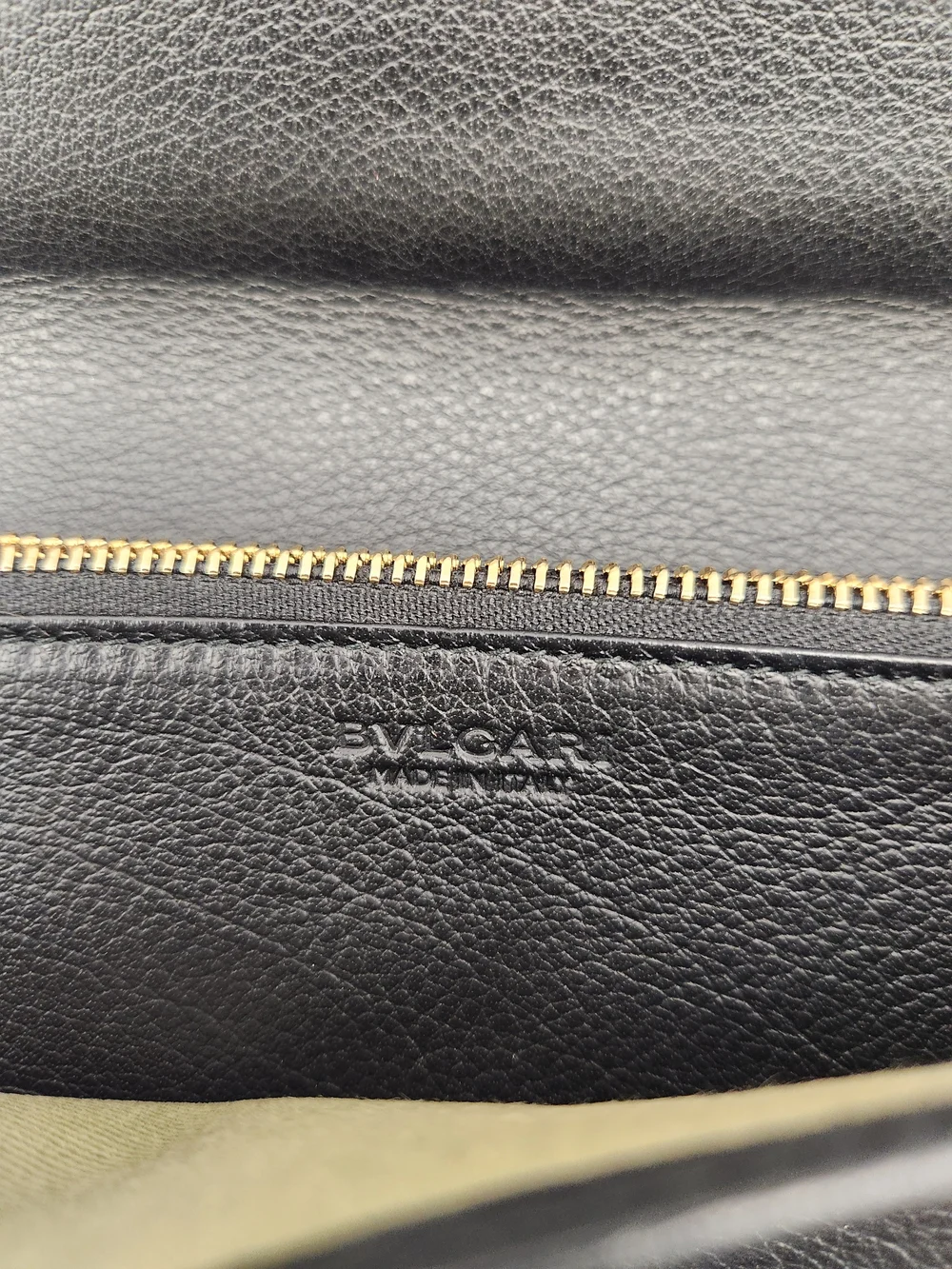 BVLGARI Isabella Rossellini Black Leather Continental Wallet – Full Set